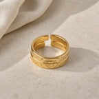 Delicate Gold Adjustable Ring