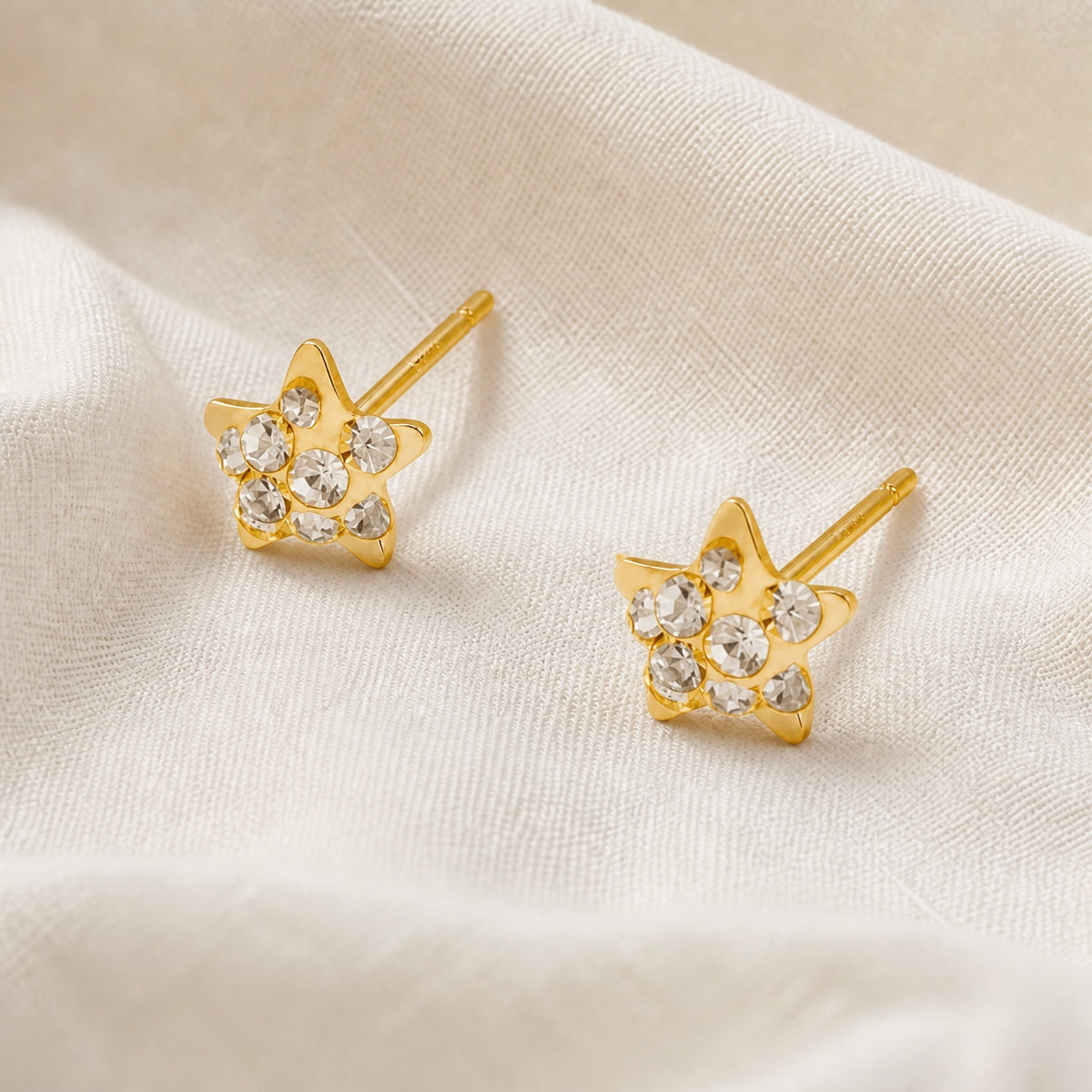 Micro Star Stud Earrings
