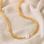 Bohemian Minimalist Pearl Necklace
