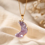 Crescent Moon Pendant Necklace