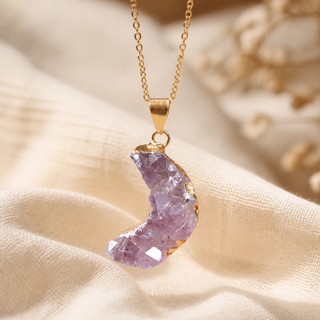 Crescent Moon Pendant Necklace