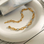 Two Tone Gold Sleek Bracelet