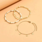 Boho Coastal Anklet Set