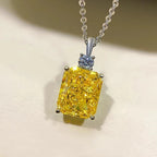 Ethereal Amber Pendant Necklace