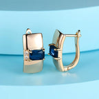 Emerald Huggie Hoop Earrings