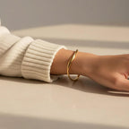Timeless Luxe Spiral Gold Bangle