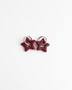 Toned Crystal Star Earrings