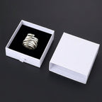 Vintage Thick Layer Silver Ring