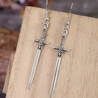 Bohemian Style Dangling Cross Earrings