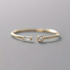 Minimalist Zirconia Band Ring