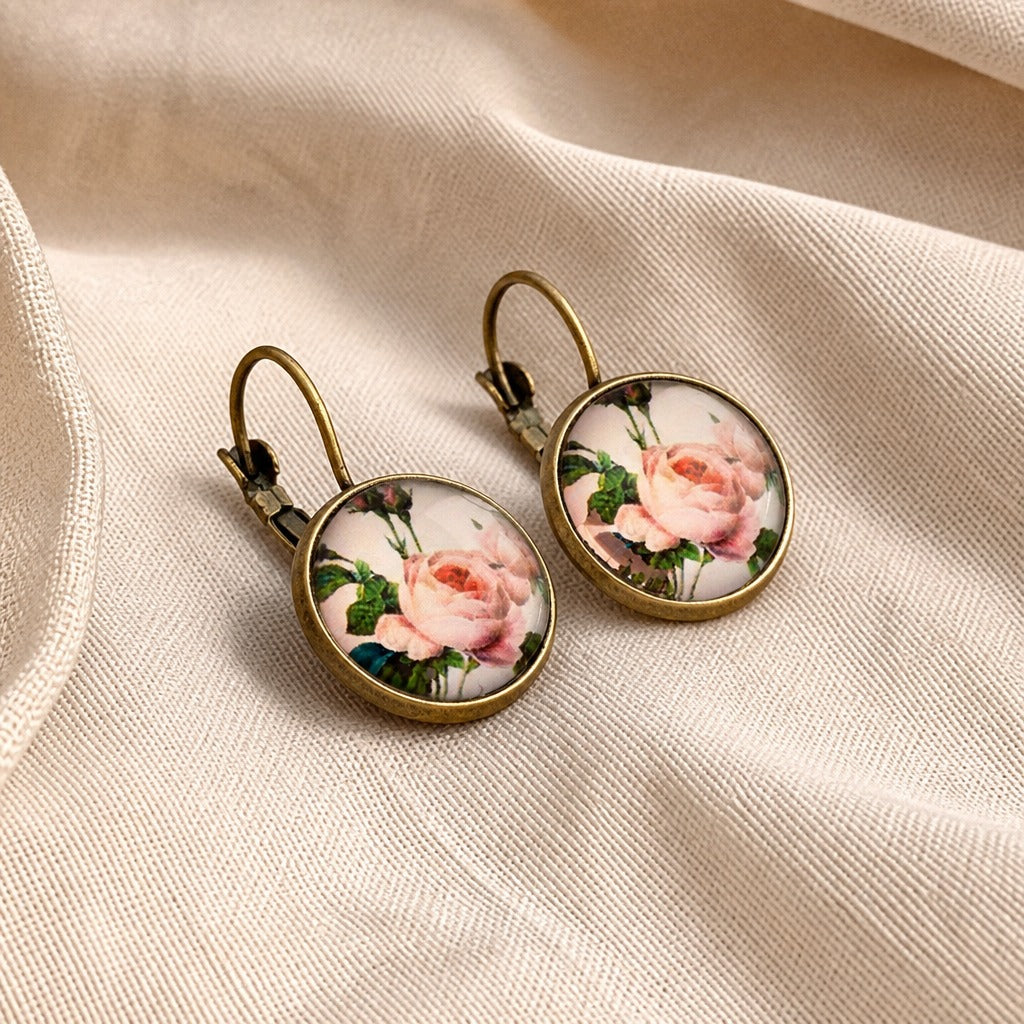 Antique Blossom Statement Earrings