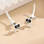 Cat Metallic Stud Earring