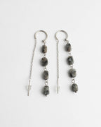 Speckled Stone Drop Earrings