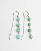 Speckled Stone Drop Earrings