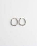 Statement Dotted Hoop Earrings