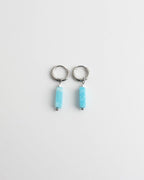 Toned Stone Bar Earrings