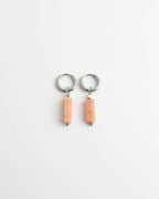 Toned Stone Bar Earrings