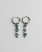 Triple Heart Earrings