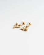 Chic Double Heart Studs