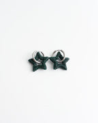 Toned Crystal Star Earrings