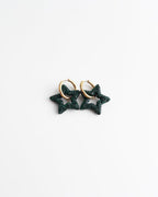 Toned Crystal Star Earrings