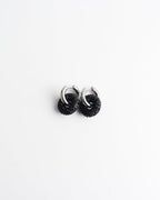 Crystal Circle Drop Earrings