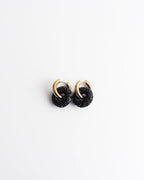 Crystal Circle Drop Earrings