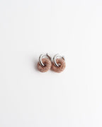 Crystal Circle Drop Earrings