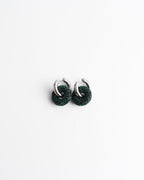 Crystal Circle Drop Earrings