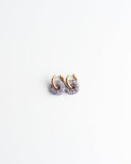 Crystal Circle Drop Earrings