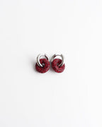 Crystal Circle Drop Earrings