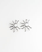 Sunburst Statement Stud Earrings