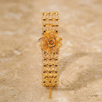 Luxe Rose Flower Bracelet