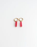 Toned Stone Bar Earrings