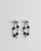 Lea Sleek Multiple Stone Stud Earrings