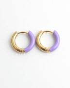 Happy Colorful Hoop Earrings