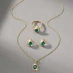 Luxury Emerald Stone Set