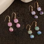 Trendy Mixed Texture Beads Earring
