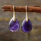 Refined Teardrop Charm Earrings