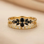 Minimalist Onyx Band Rings