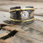 Handcrafted Western Zirconia Ring