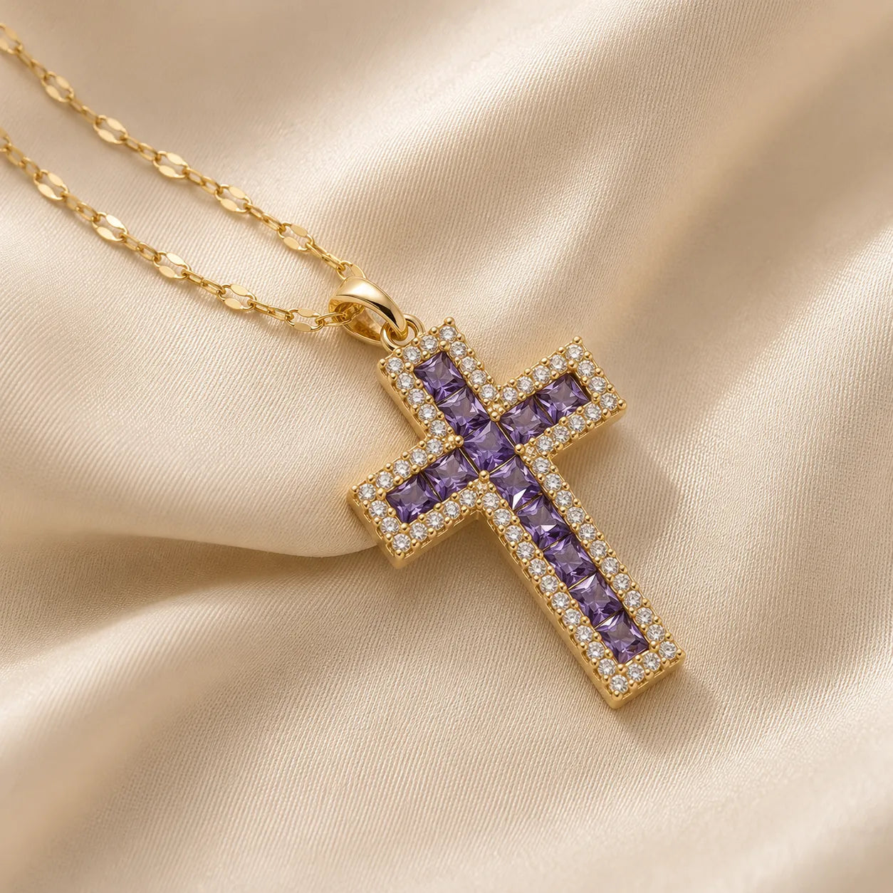 Minimalist Cross Pendant Necklace