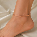 Coastal Luxe Copper Anklet