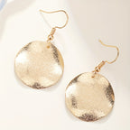 Simple Irregular Round Earrings