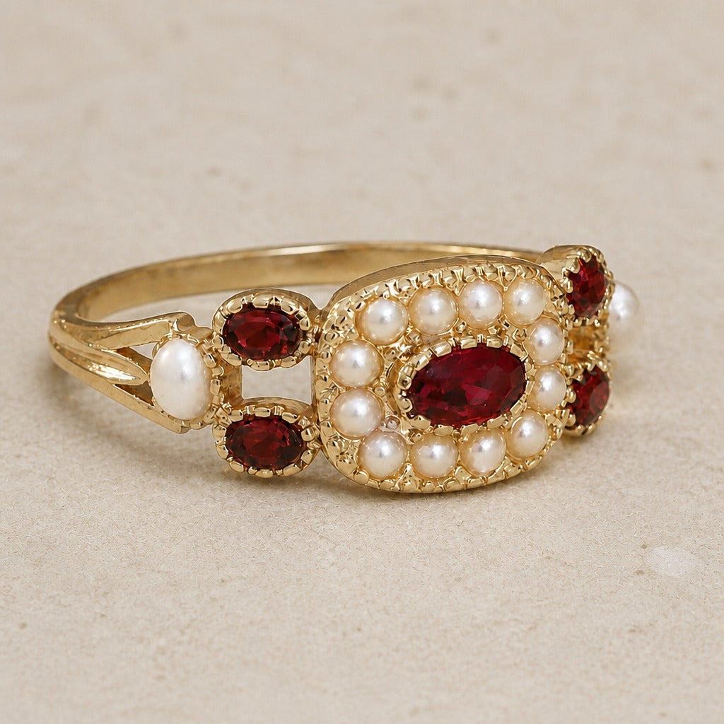 Timeless Pearl Zirconia Ring