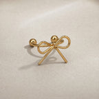Graceful Bow Ear Cuff