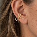Graceful Bow Ear Cuff