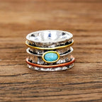 Chunky Aquamarine Wrap Ring
