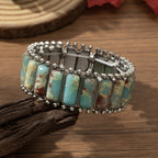 Luxe Bohemian Elastic Turquoise Bracelet