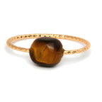 Thin Ring with Colorful Stones